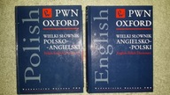 PWN Oxford Wielki Słownik Polsko-Angielski Angielsko-Polski 2 tomy