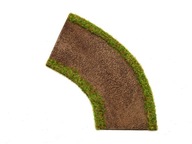 Droga modułowa szutrowa Zakręt długi