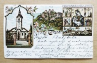 Tersatto Trsat Chorwacja 1899 Madonna religijna litografia rzadkość