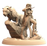 Shadowtammer of Pain Władca Bestii Kultu Cienia Pinup C RPG Druk 3D NSFW