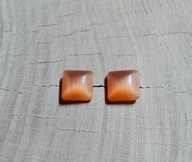 kwarc kocie oko - oryginalne kolczyki - srebro 925