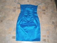 JANE NORMAN NIEBIESKA DOPASOWANA ROZ. 38 , UK 10