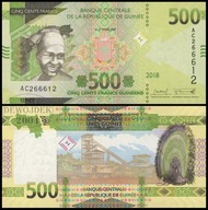 BNB - GWINEA 500 Franków 2018 AC 2 666 12 # P47c # UNC