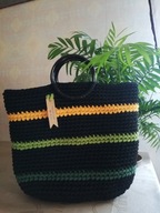 Torebka Koszyk Torba Boho Ręcznie robiona