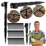 SZPILKI KOTWY DO MOCOWANIA LINI KROPLUJĄCEJ RURY UCHWYTY KOTWICE 100 SZTUK