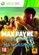 Max Payne 3 Xbox One / Series S/X CZYTAJ OPIS