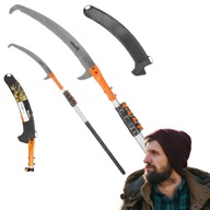 PIŁA PIŁKA RĘCZNA SKŁADANA DO CIĘCIA GAŁĘZI DREWNA TELESKOPOWA OGRODOWA