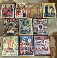 OBRAZKI ŚWIĘTE OBRAZY IKONY BUŁGARIA 10 szt