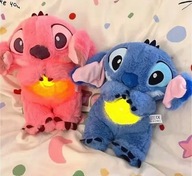 MIŚ PLUSZAK STITCH ODDYCHAJĄCY NIEBIESKI MASKOTKA USPOKAJAJĄCY RUSZA USZAMI