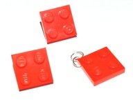 Biżuteria LEGO - KOMPLET: kolczyki + zawieszka 302221 4613974 3022 czerwony