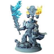 The High Warden of Demon Hunters Kosmiczny Inkwizytor Marine RPG D&D Druk3D