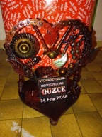 Rzeźba przygotowane przez Stowarzyszenie Motocyklowe Guźce!