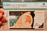 20 zł Fryderyk Chopin GDA 66 EPQ