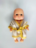 Lalka bobasek bobas winylowy w ubranku 13 cm