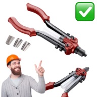 NITOWNICA RĘCZNA DO NITÓW 2,4–6,4 mm PROFESJONALNA, MOCNA 330mm FORTUM