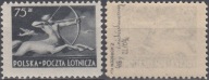 448** ciemnoniebieskawoszary , pap. y , ZL 10 3/4 , gw.+opis Z. Korszeń