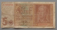 Niemcy 5 Reichsmark z 1942 roku , III RZESZA