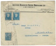 Brazylia 1954 Koperta Znaczki hutnictwo wojsko