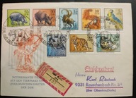 !! ZWIERZĘTA - Niemcy 1975 - KOPERTA - LIST POLECONY - STAN BDB !