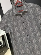 J Koszula Cedar Wood State bawełna artystyczny marmurek biel popiel L