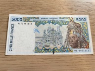 Togo - 5000 franków - 1995 - UNC