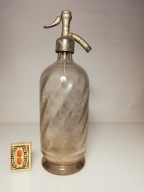 STARY SYFON SZKLANY LEONARDS MINERALWASSER UND LIMONADENFABRIK BERLIN