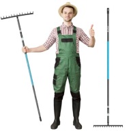 GRABIE DO LISCI TRAWY TRAWNIKA METALOWE CELLPRO Z TRZONKIEM LEKKIE 155X37CM