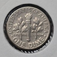 *USA [0198]*1 dime ONE DIME 1974*D* 10 centów Franklin D. Roosevelt Wolność