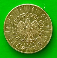 Srebrna moneta Piłsudski 5 zł 1935 rok