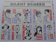 USA - niemy film - karykatury aktorów - Mi. 2440-49 ** 10-cioblok