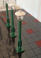 LEGO 1x Latarnia Ciemno Zielona 11062