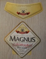 ETYKIETA - BROWAR JAGIEŁŁO - MAGNUS - Królewski - Piwo ciemne - Podwójnie