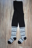rajstopy czarne dziewczęce 116 VERTBAUDET nowe