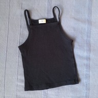 Koszulka na ramiączkach F&F 110 116 prążkowana gładka (295)