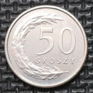 *P[0706] POLSKA 50 groszy 2015 III Rzeczpospolita Orzeł (heraldyka) *Holder