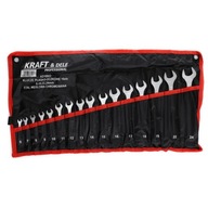 KLUCZE PŁASKO-OCZKOWE 6-24mm OCZKOWY PŁASKIE 16el