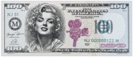 *KP* 100 dolarów Marilyn Monroe (numerowana seria NJ 01) - Matej Gabris