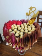 Bukiet w kształcie serca