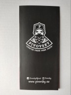 karta-album piw browaru PIVOVSKY
