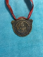 UNIKATOWY MEDAL ŁOWIECKI ORYGINAŁ Z SYGNATURĄ LATA 70-TE XX WIEKU