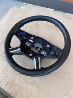 CZARNA SKÓRZANA KIEROWNICA MERCEDES ML W164 GL X164 R251 ŁOPATKI CHROM