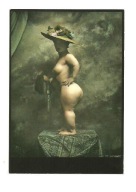 Pocztówka - Jan Saudek, Mała przyjaciółka / karły / OPIS !!!