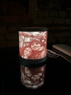 Litofania 3D z Twoich zdjęć | Personalizowana Lampa LED | 2 lub 3 zdjęcia