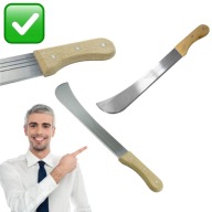 MACZETA HARTOWANA KARCZNIK OGRODOWA 46 cm STALOWA WYTRZYMAŁA SOLIDNA | REAL