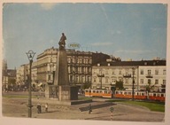 ŁÓDŹ. Plac Wolności i pomnik Tadeusza Kościuszki, CZYSTA, 1970 rok