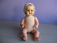 Stara zezowata niemiecka lalka FS & Co.