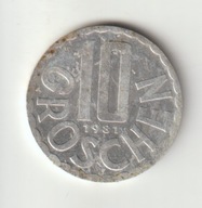 Austria 10 groschen1981