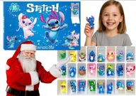KALENDARZ ADWENTOWY STITCH FIGURKA BRELOK ZABAWKA 24 SZT PREZENT NA ŚWIĘTA