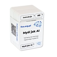Gra karciana - "Myśl jak AI" - 143 Karty Logiczne i Edukacyjne