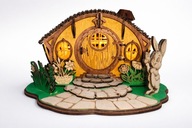 Domek wielkanocny ze sklejki